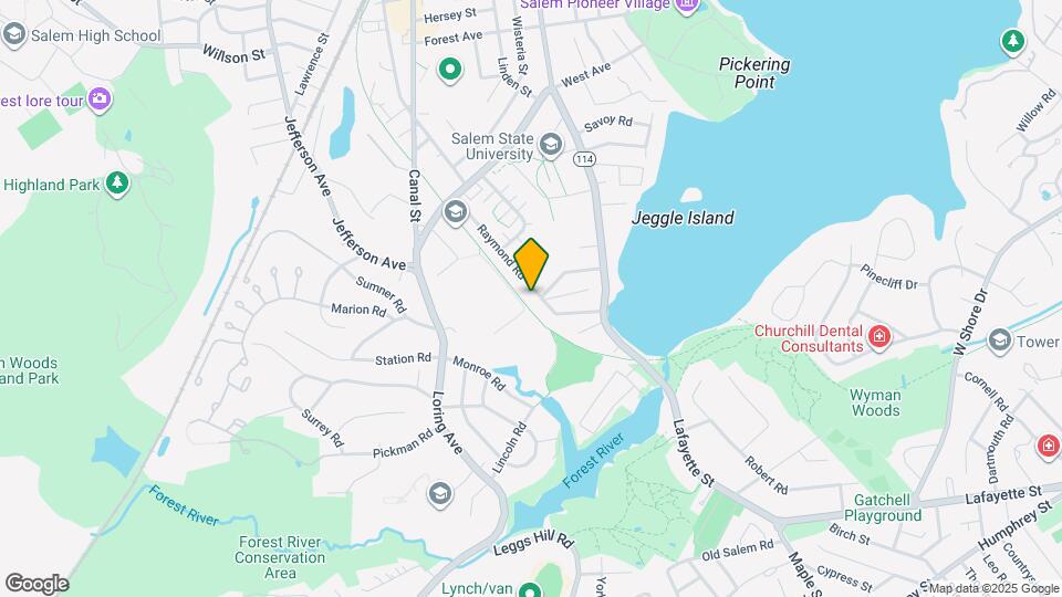 38 Raymond Rd Map and Location Details