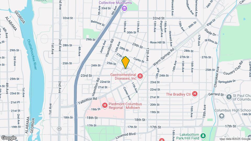 2321 Olive St Map and Location Details