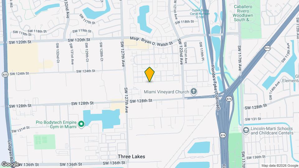 12426 SW 125th Terrace Map and Location Details