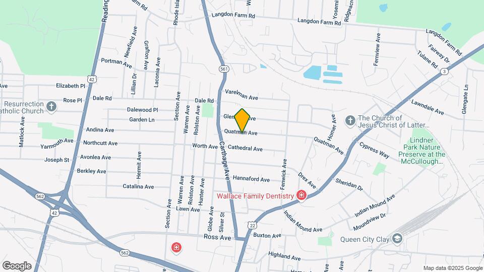 2145 Quatman Ave Map and Location Details