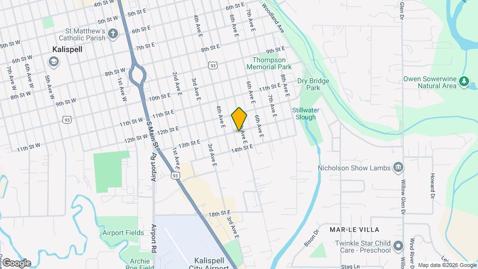 1304 5th Ave E Map and Location Details