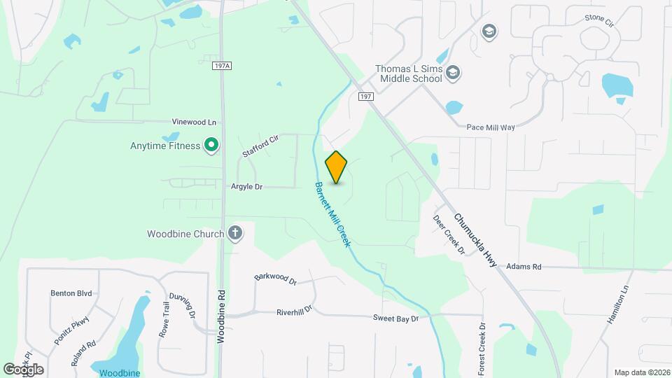 3552 S Hampton Way Map and Location Details