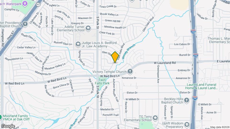 912 Glen Oaks Blvd Map and Location Details