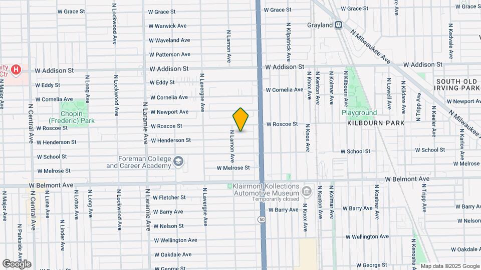 4840 W Henderson St Map and Location Details