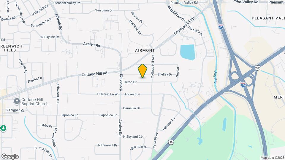 3866 Hilton Dr Map and Location Details