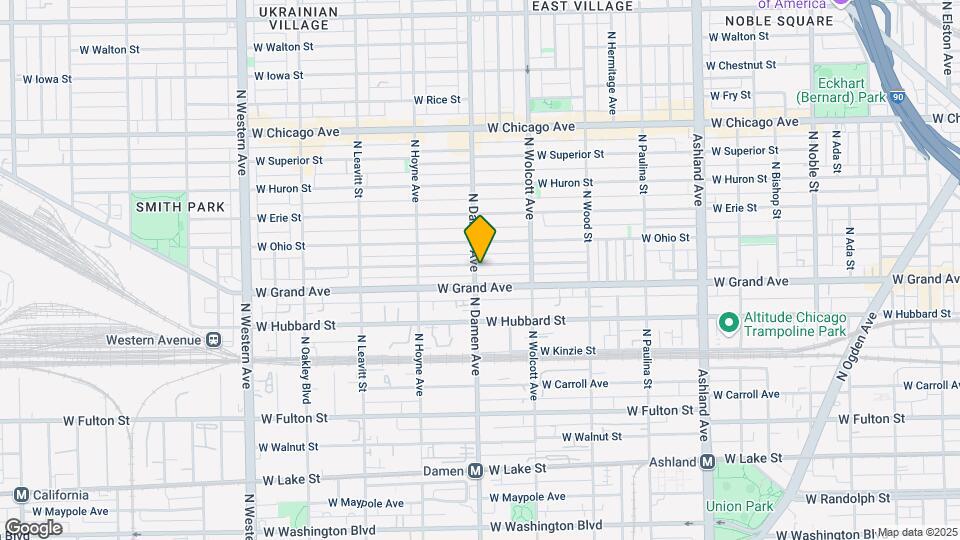 1957 W Race Ave Map and Location Details
