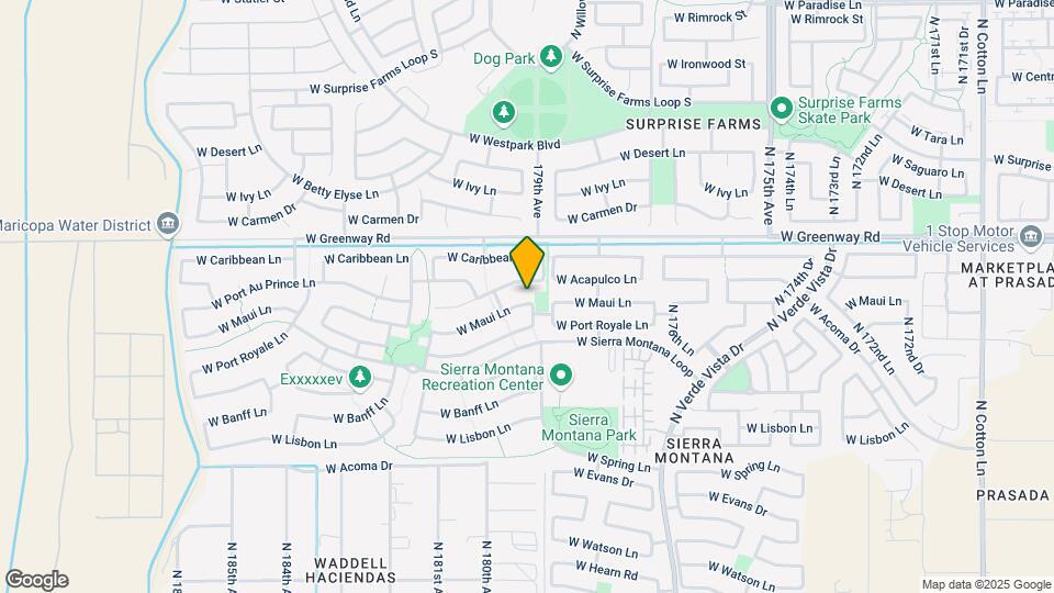 17910 W Maui Ln Map and Location Details