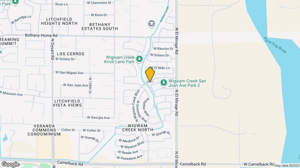 12450 W San Juan Ave Map and Location Details