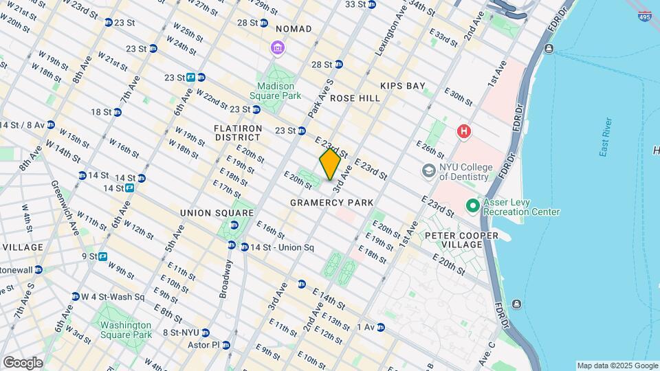 38 Gramercy Park N Map and Location Details