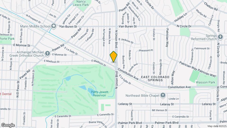 1730 Constitution Ave Mapa y Detalles de la Ubicación