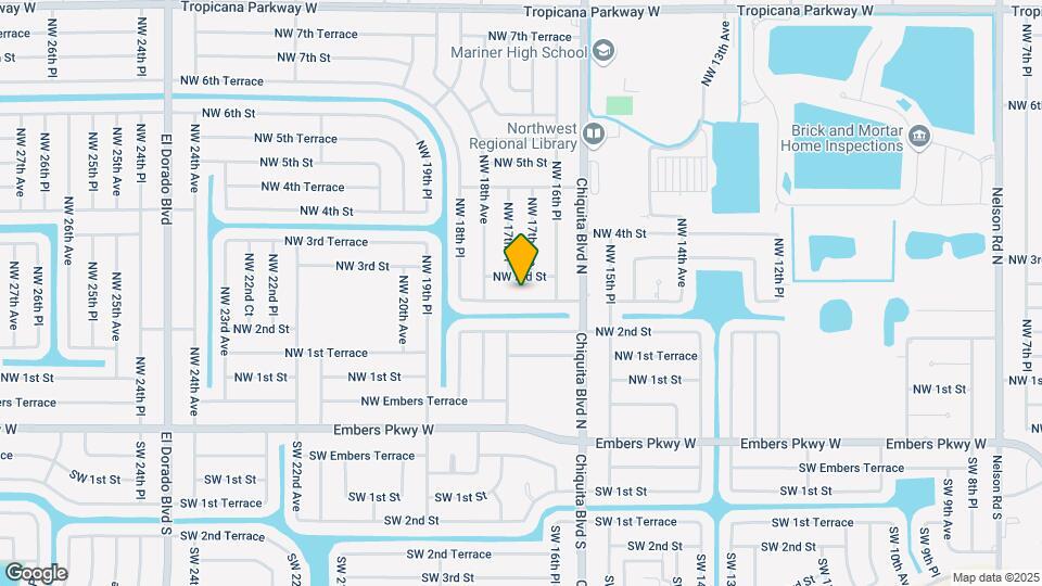 1707 NW 2nd Terrace Mapa y Detalles de la Ubicación