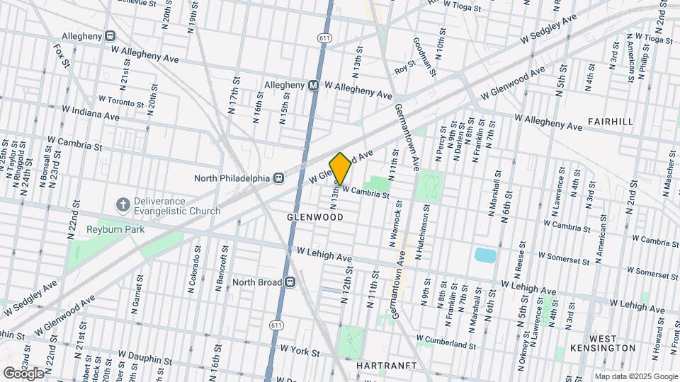 2853 N 13th St Map and Location Details