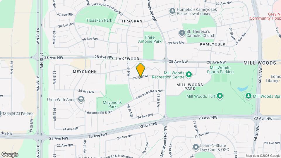 7853-7826 26 Ave NW Map and Location Details