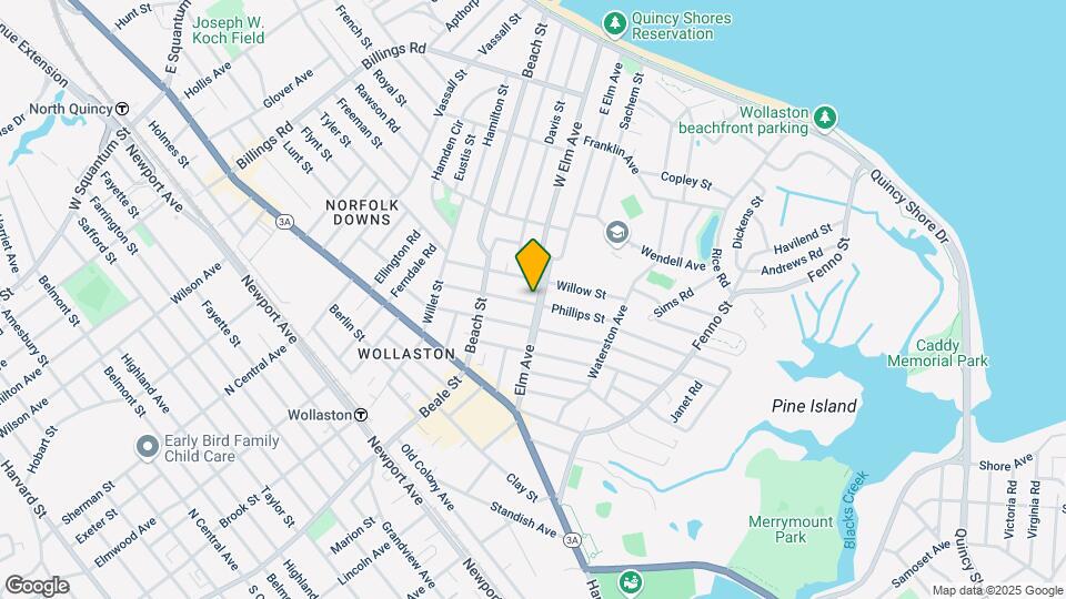 92 Elm Ave-Unit -3 Map and Location Details