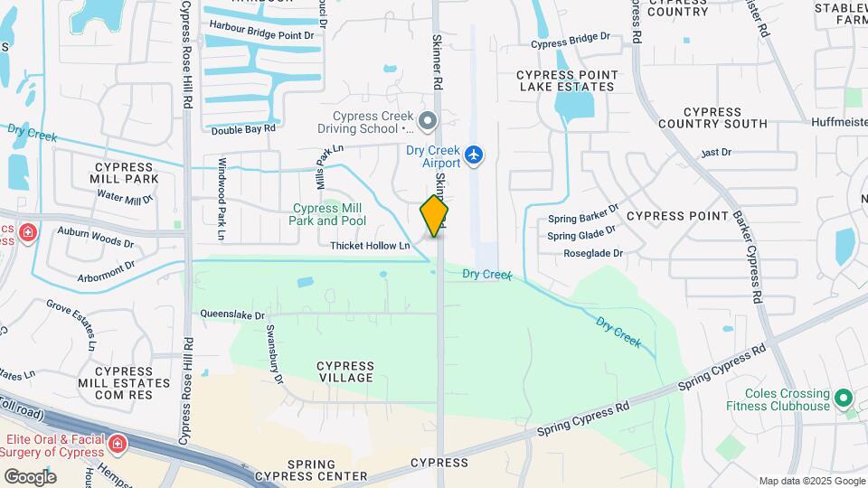 17202 Timber Cliff Ct Map and Location Details