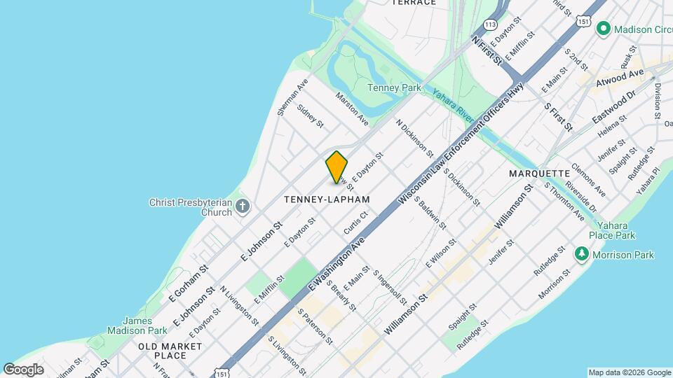 1140 E Dayton St Map and Location Details