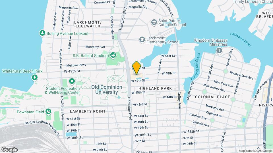 1063 W 48th St Map and Location Details