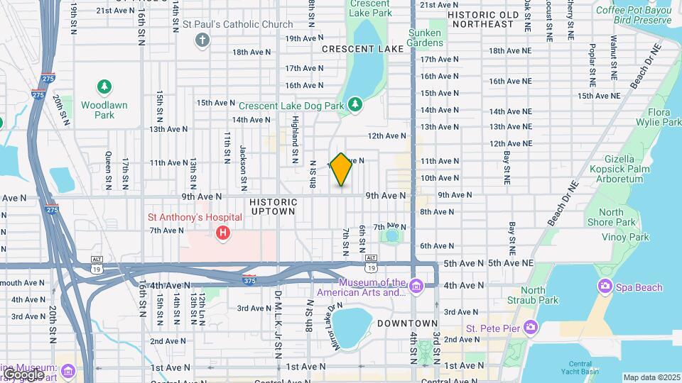 725 9th Ave N Map and Location Details