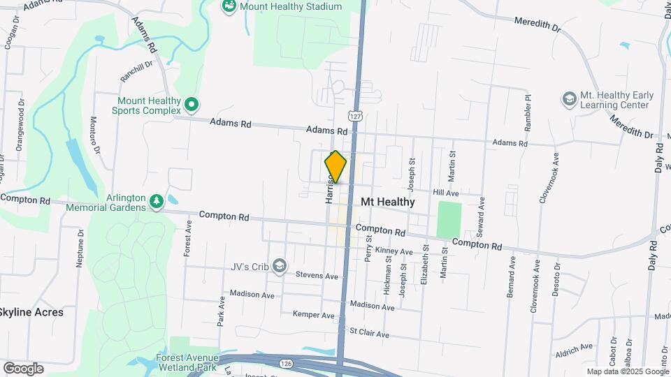 7718 Harrison Ave Map and Location Details