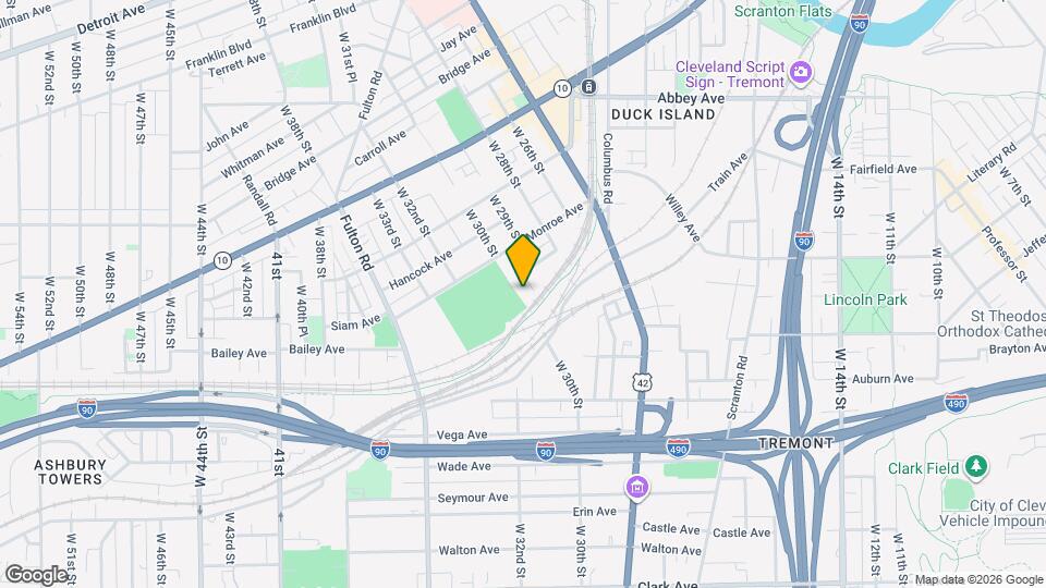 2330 W 30th St Map and Location Details