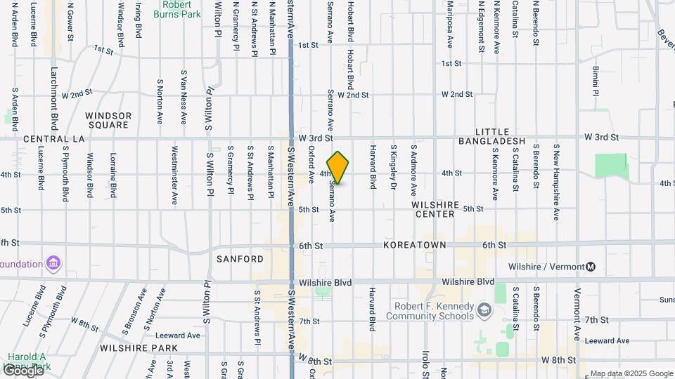 426 Serrano Ave Map and Location Details