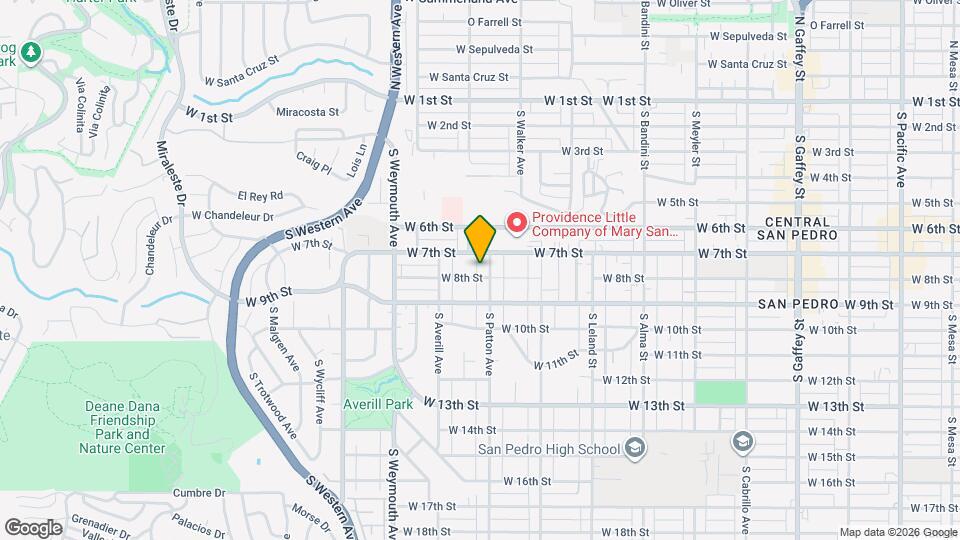 1322 W 8th St Map and Location Details