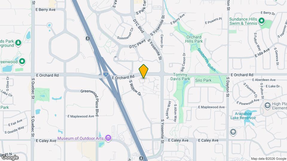 8758 E Roundtree Ave Map and Location Details