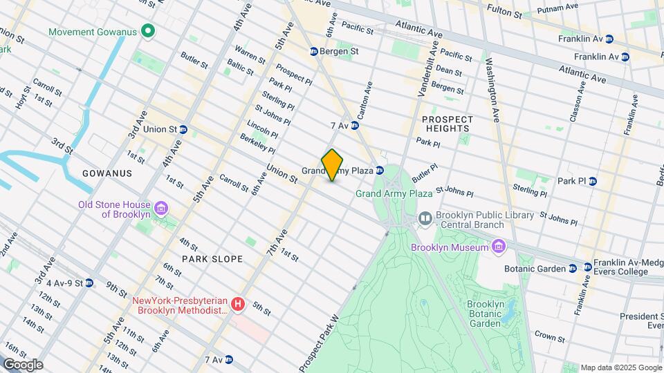 206 Berkeley Pl Mapa y Detalles de la Ubicación