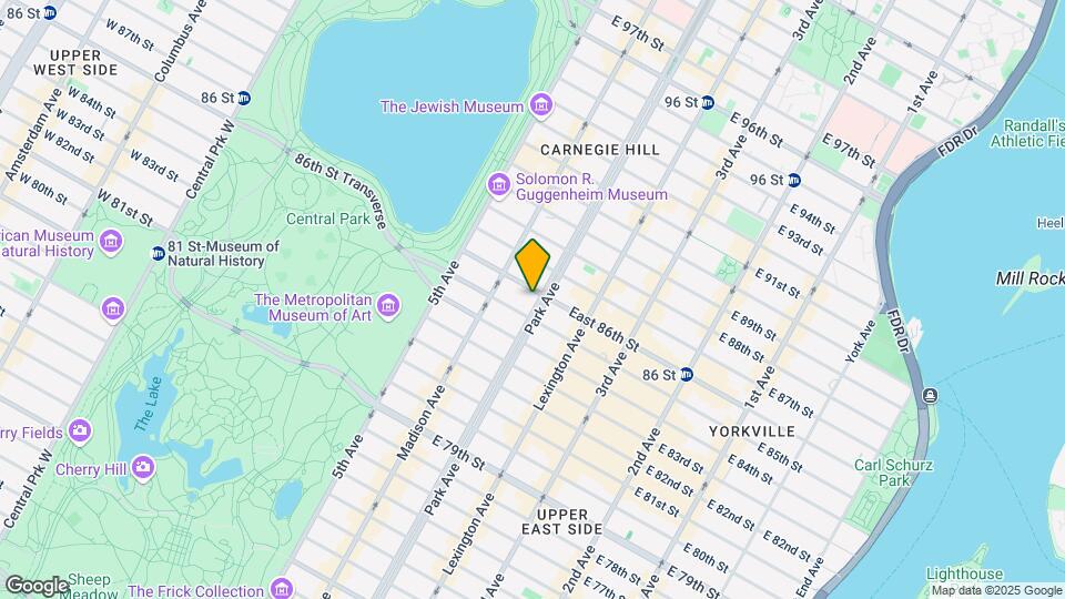 1036 Park Ave Map and Location Details