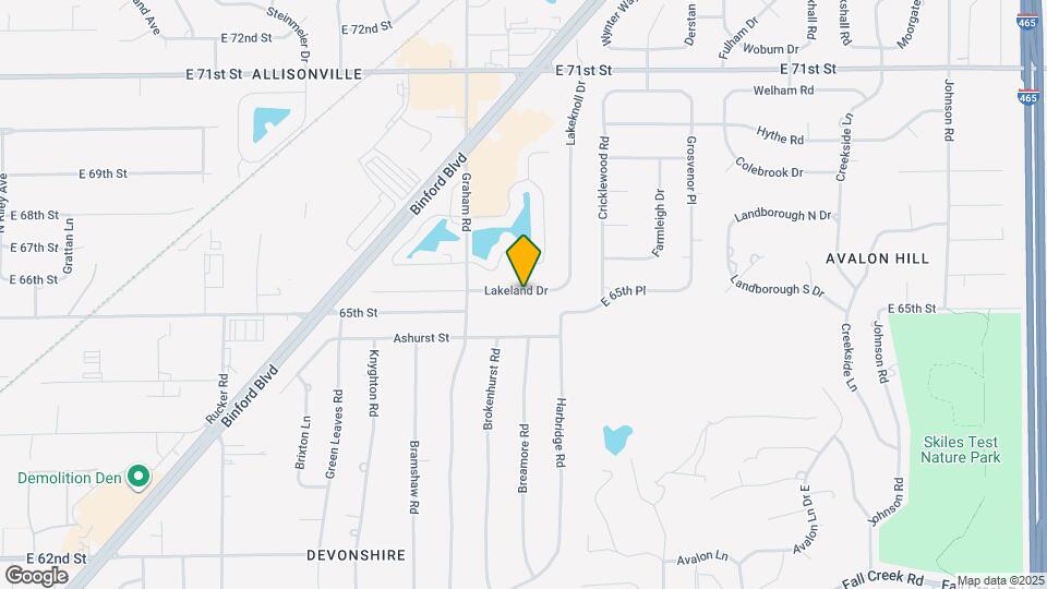 5847 Lakeland Dr Map and Location Details