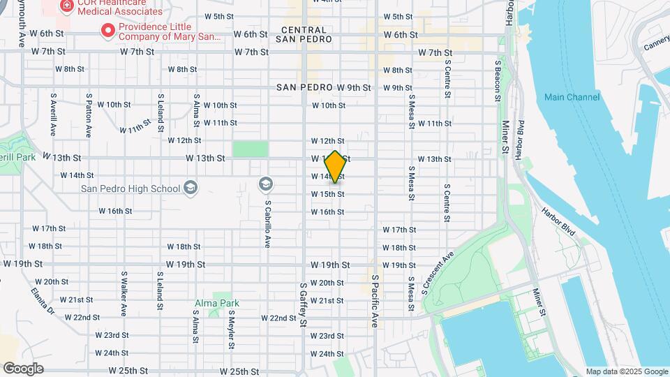 1431 S Grand Ave Mapa y Detalles de la Ubicación