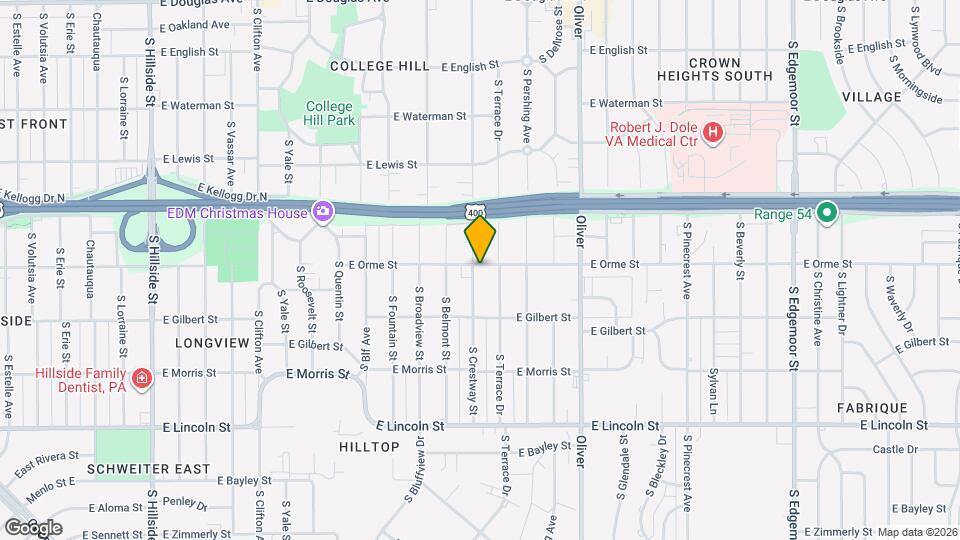 602 S Crestway St Map and Location Details