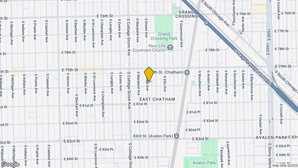 7954 S Drexel Ave Map and Location Details