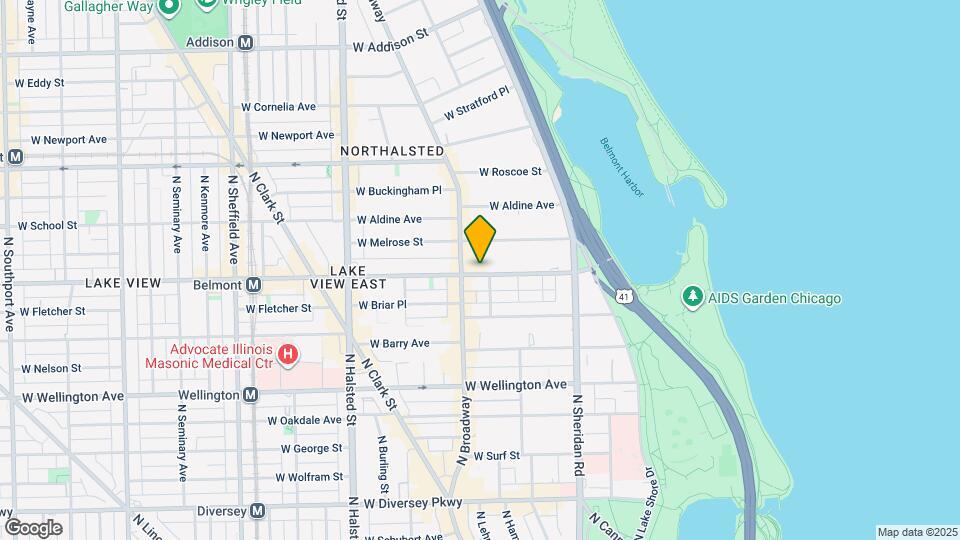 534 W Belmont Ave Map and Location Details