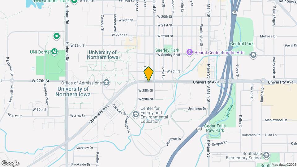 7917-7919 University Ave Map and Location Details