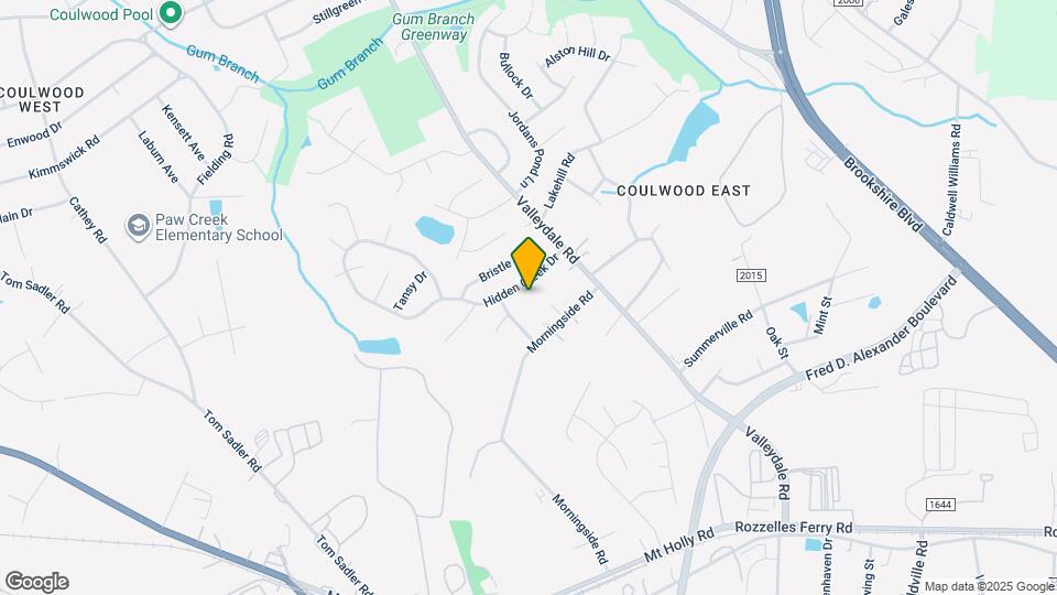 7017 Hidden Creek Dr Map and Location Details