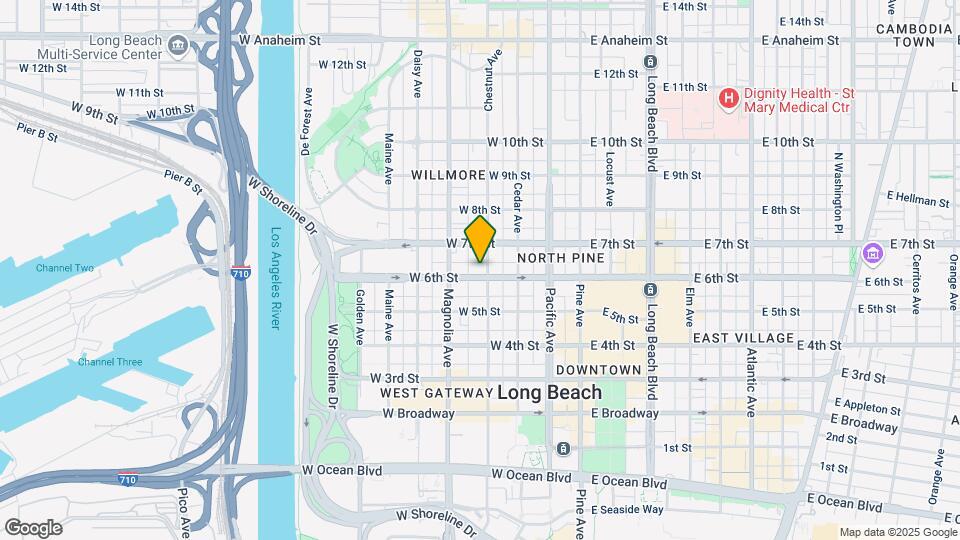 401 W 6th St Mapa y Detalles de la Ubicación