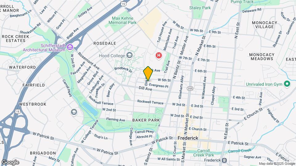 404 Elm St Mapa y Detalles de la Ubicación