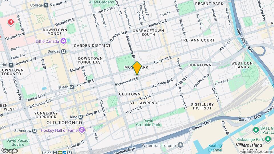 294 Richmond St E Map and Location Details