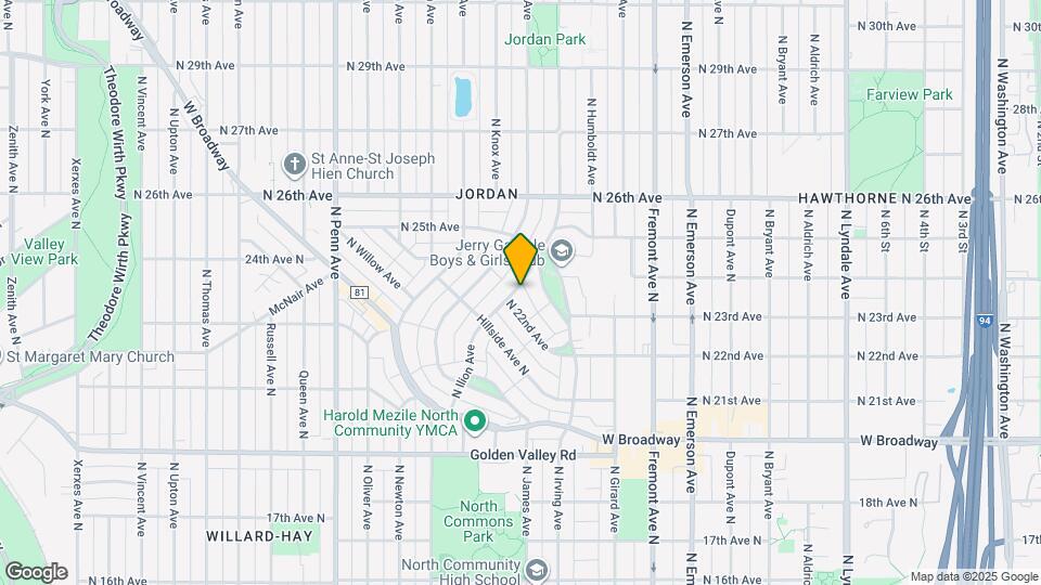 2414 N Ilion Ave Map and Location Details