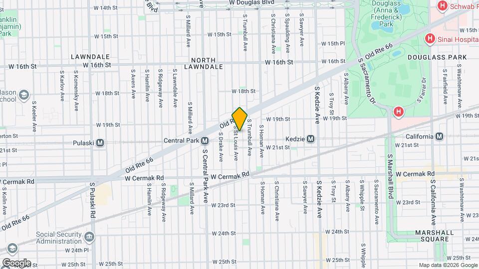 1931 S St Louis Ave Map and Location Details