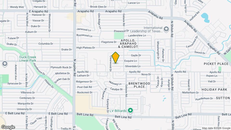 3101 Silverdale Ln Map and Location Details