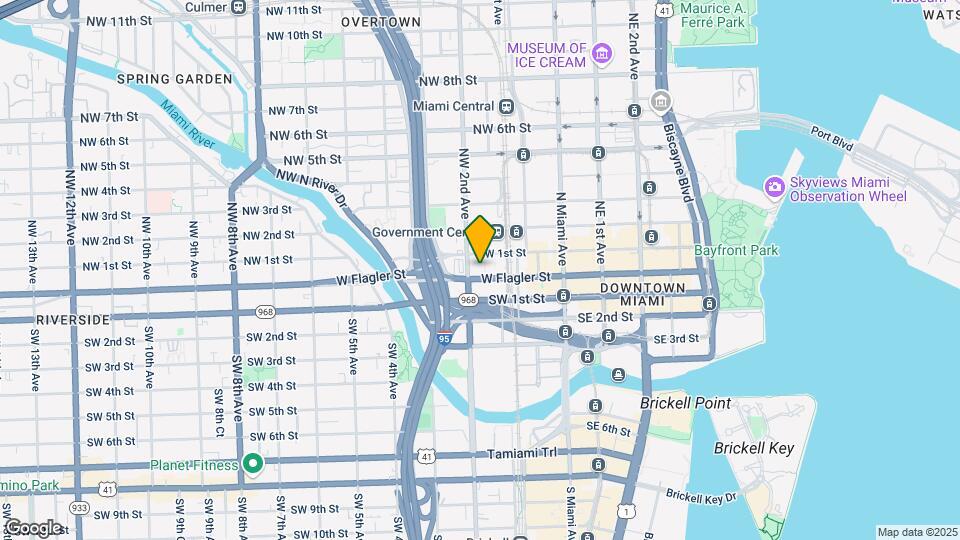 111 E Flagler St Map and Location Details