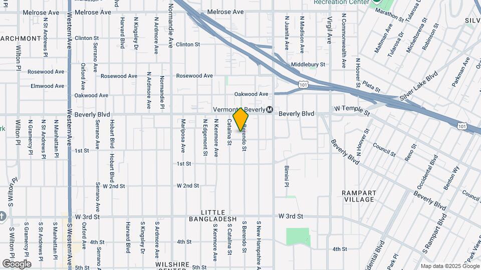 209 N Berendo St Map and Location Details