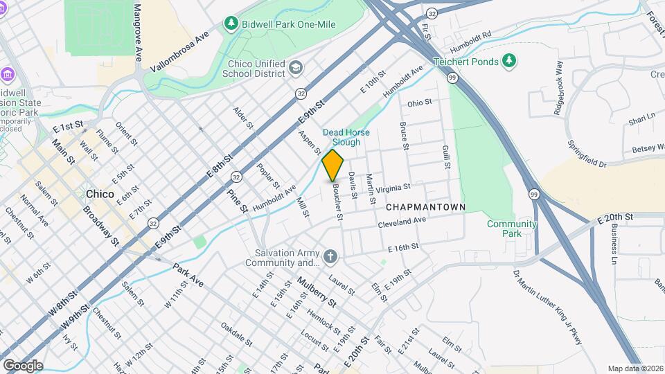 1334 Boucher St Mapa y Detalles de la Ubicación