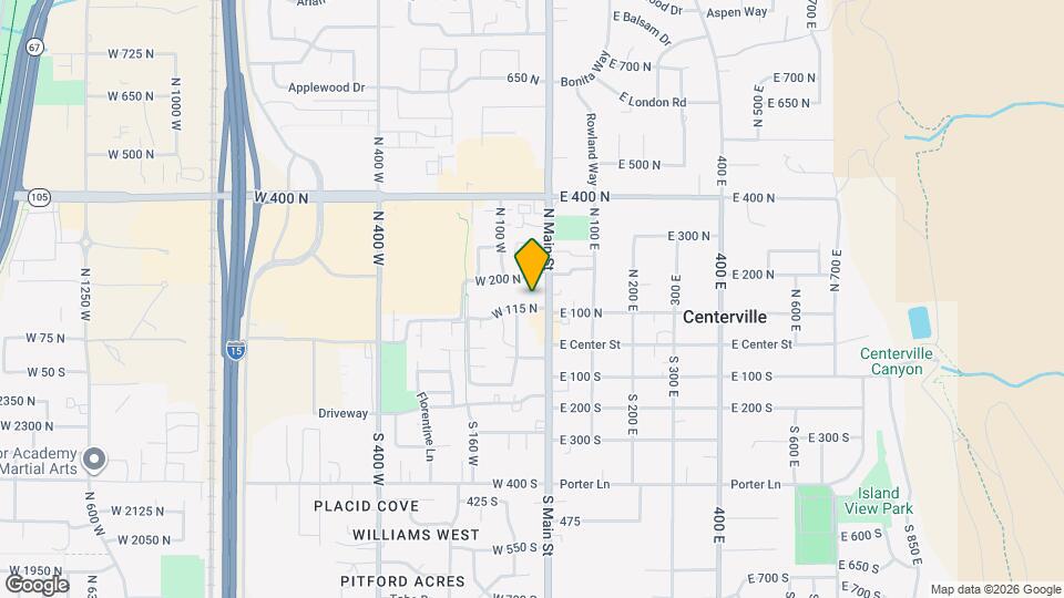 50 W 115 N Map and Location Details