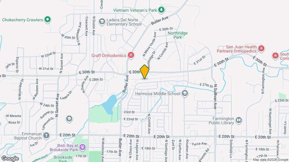 2620 N Mossman Dr Map and Location Details
