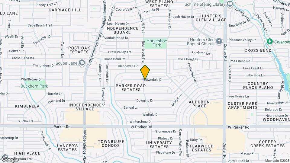 2628 Lawndale Dr Map and Location Details