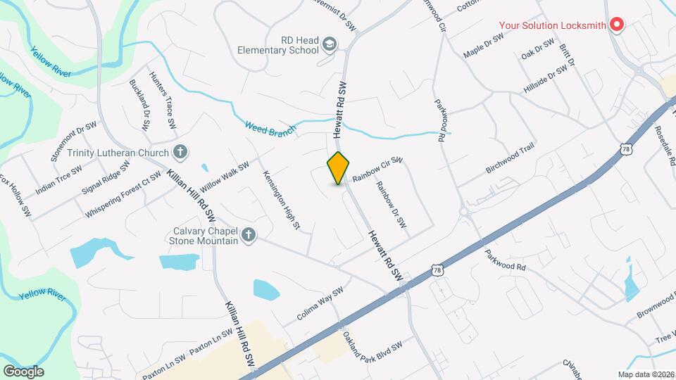 2220 Brook Enclave Trail Mapa y Detalles de la Ubicación