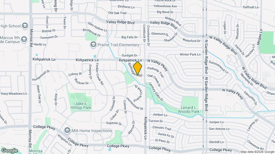 5309 Barkridge Trail Map and Location Details